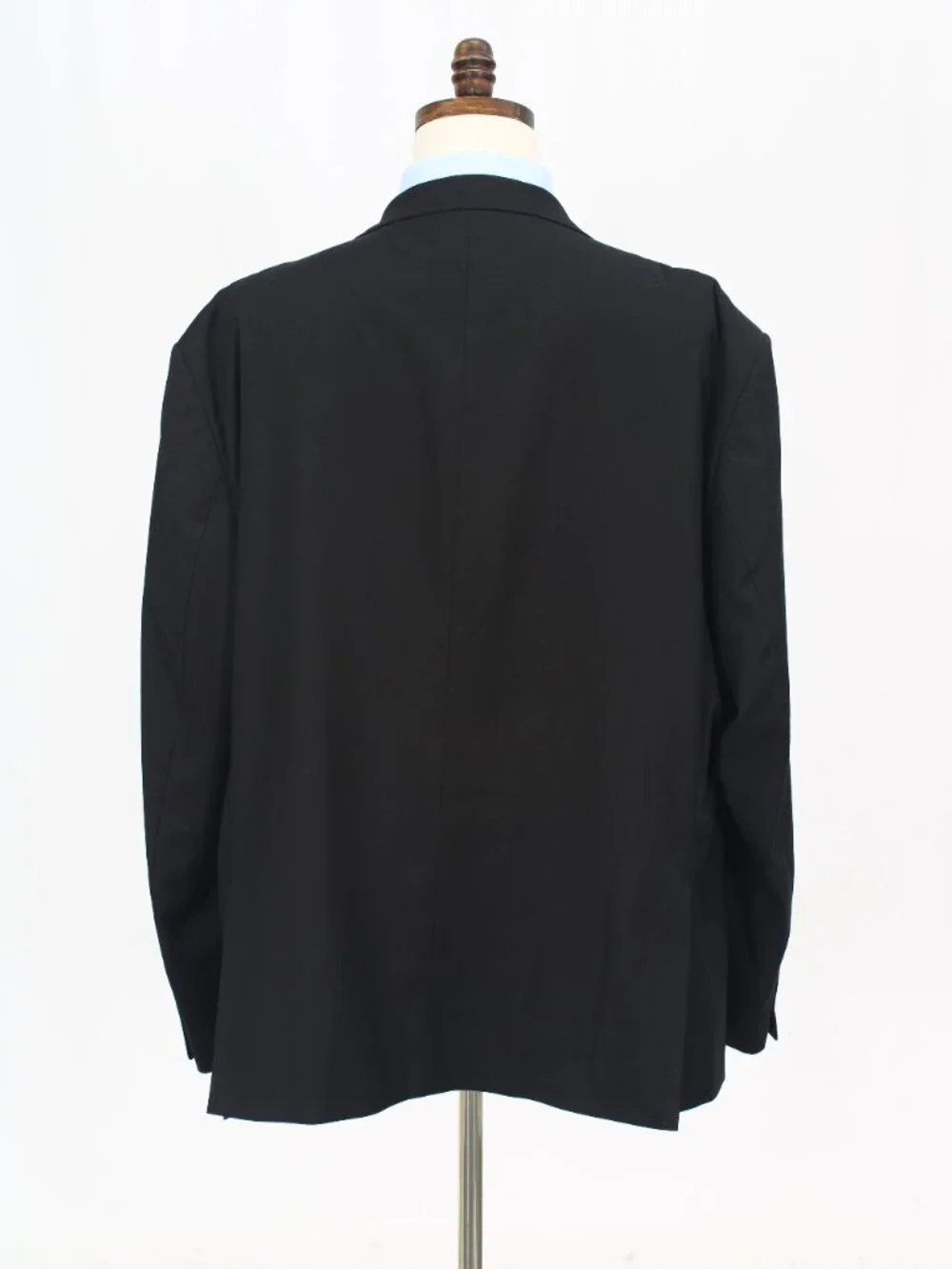 Alain Dupetit 58R 54x31 Black Full Suit 2-Button Solid R939